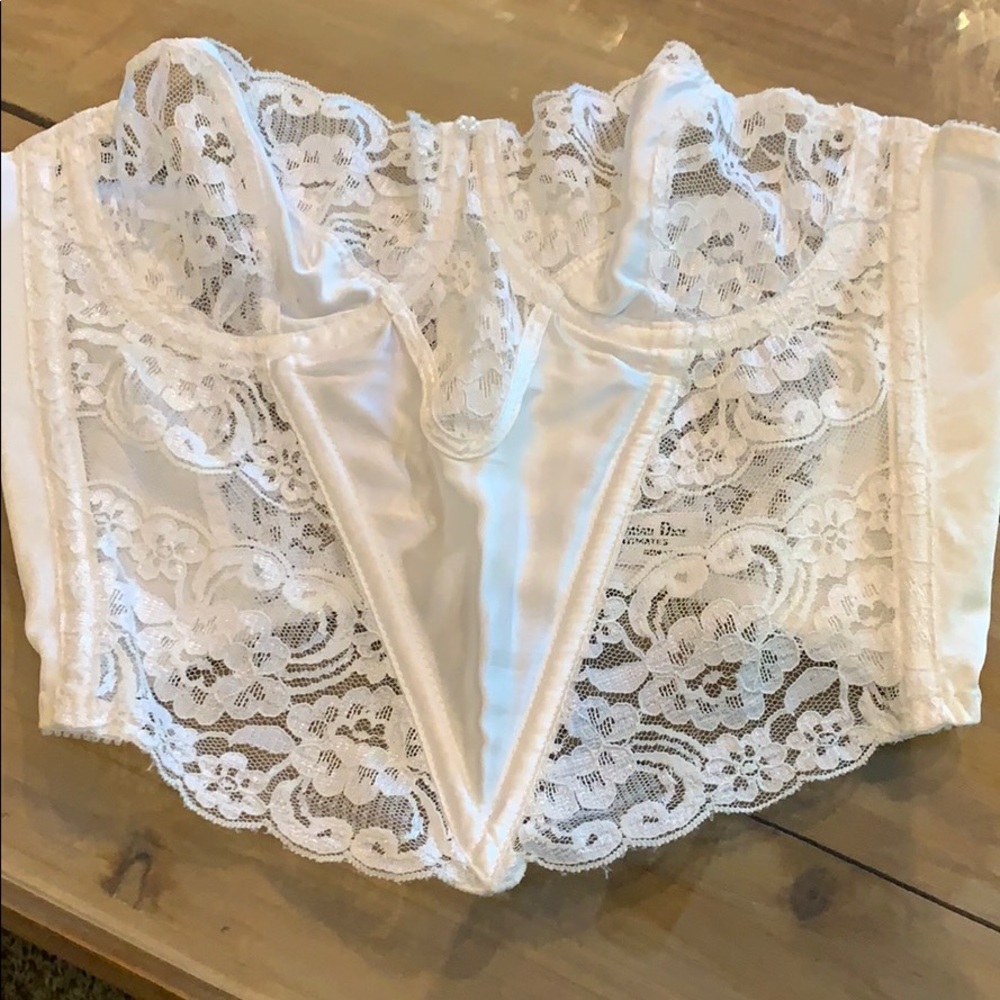 Rare vintage 80’s Christian Dior corset/bustier